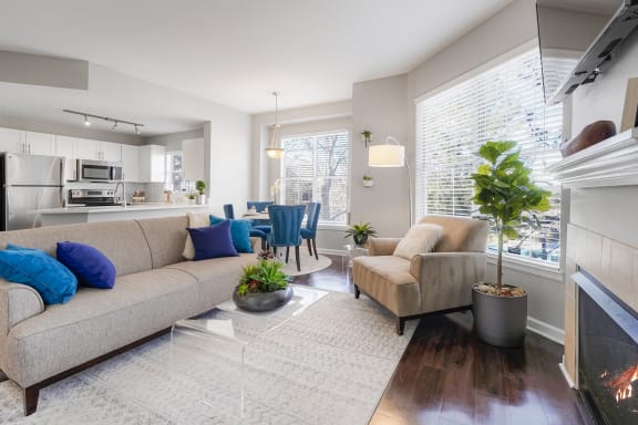 Spacious living space at The Bluffs at Highlands Ranch, Highlands Ranch, Colorado