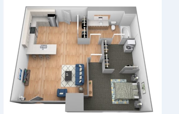 Mississippi Floor plan at Shakopee Flats, Minnesota