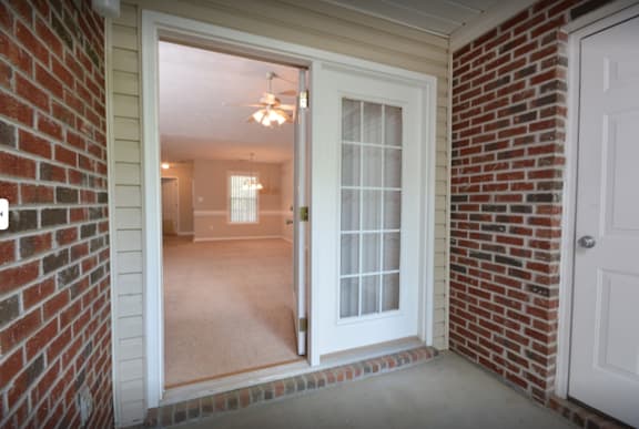 Picture of Patio with Flowers