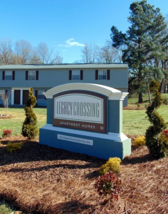 Entrance Sign for Legacy Crossing