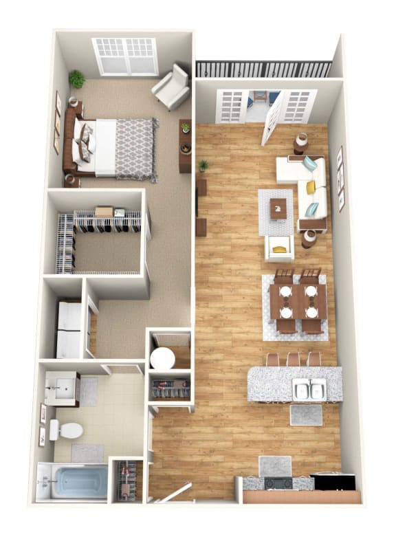 Floor Plan  The Crosley Floor Plan at Greenway at Stadium Park, Greensboro, North Carolina