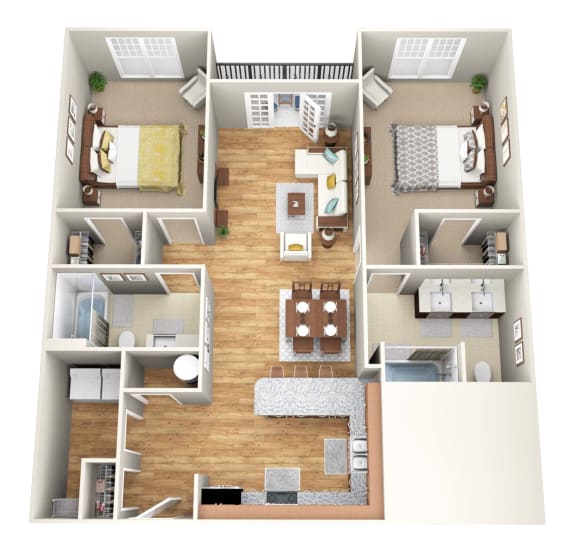Floor Plan  The Newbridge Floor Plan at Greenway at Stadium Park, North Carolina
