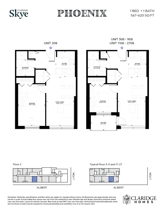 Skye Phoenix 1 Bedroom With Balcony