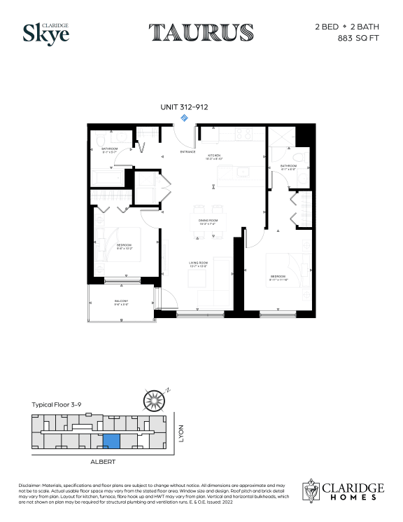 Skye Taurus 2 Bedroom