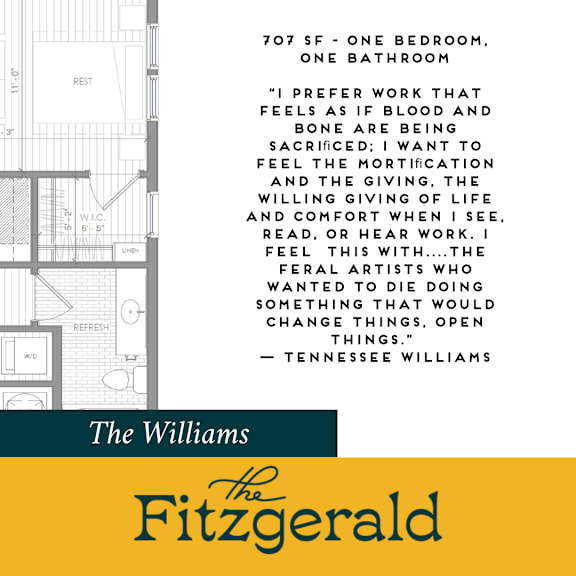 Williams Floor Plan at The Fitzgerald, Spartanburg, South Carolina