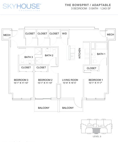 A floor plan of a Skyhouse Cranebridge property showing the layout of the rooms.