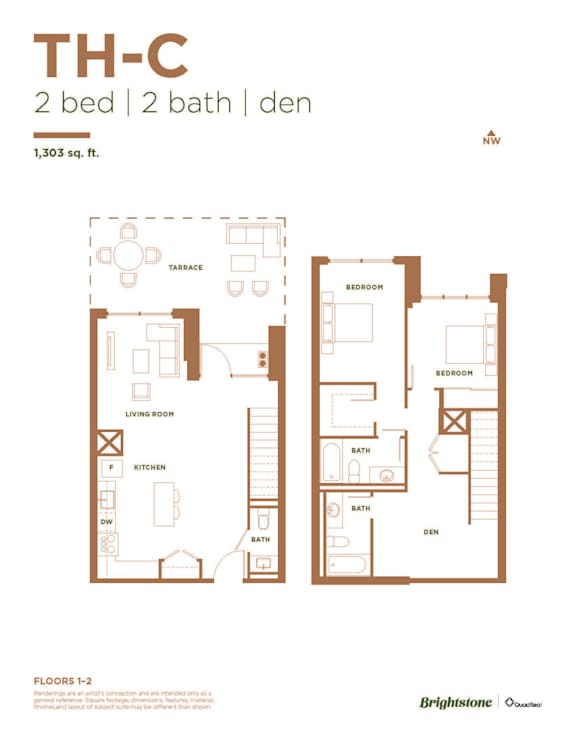 the typical floor plan of the condo