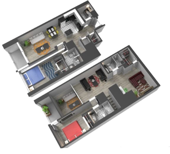 Two Bedroom Floor Plan