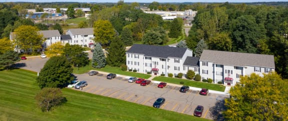 Ample Resident Parking at Kuder Estates Apartments, MRD Conventional, Warsaw, IN, 46582