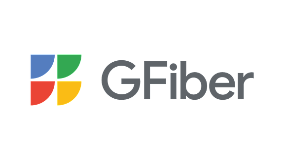 A logo with the text GFiber is displayed.