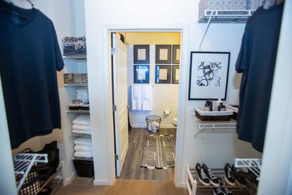 The Legacy at Walton Summit walk-in closets