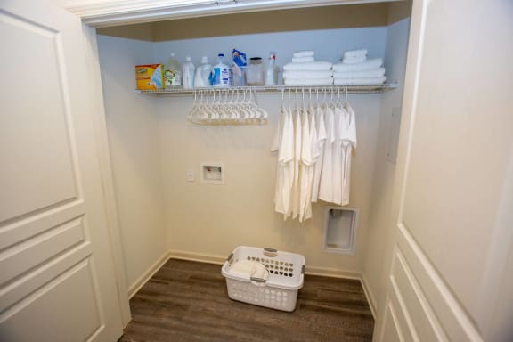 The Legacy at Walton Summit in-home laundry connections