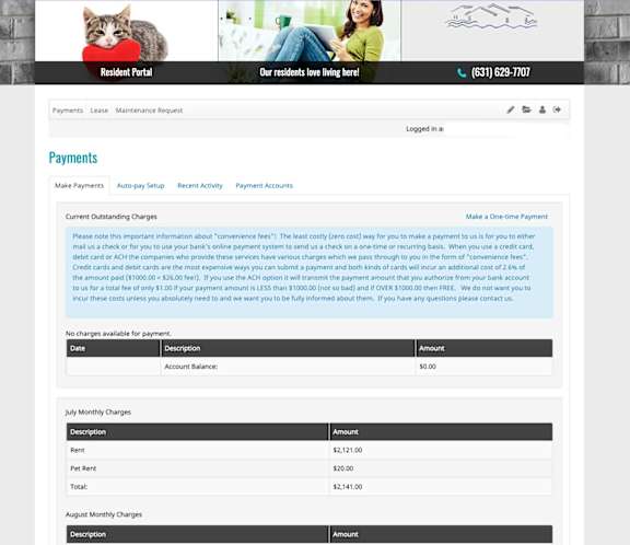 Resident Portal at Brookwood at Oakdale 55+, Oakdale
