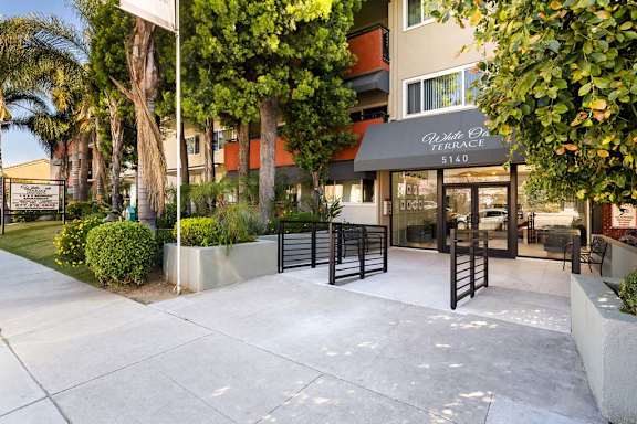 Property Entrance at White Oak Terrace Apartments, Encino, 91316