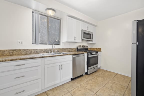 Upgraded Countertops, cabinets, and appliances.