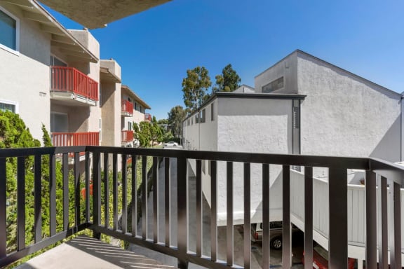 Balcony at Parkway Terrace Apartments, Culver City, 90230
