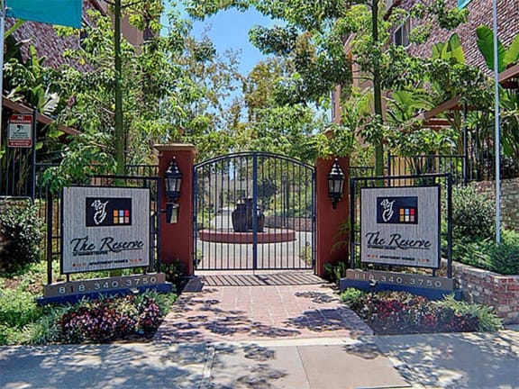 Front Gate at The Reserve at Warner Center, Woodland Hills, CA