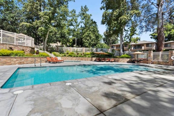 Glimmering Pool at The Meadows at Westlake Village Apartments, Westlake Village, CA 91361