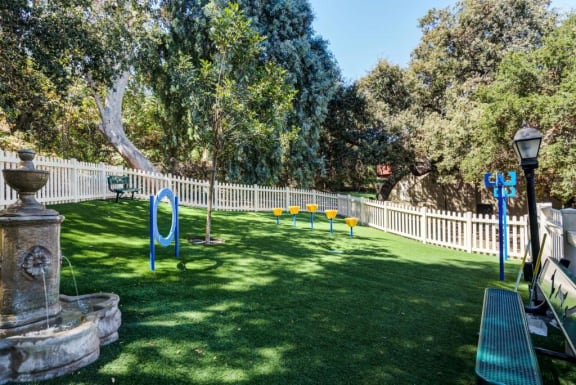 Dog Park at The Meadows at Westlake Village Apartments,Westlake Village, California