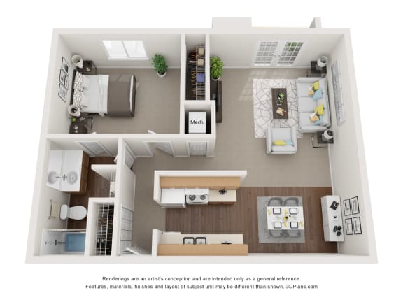 1 Bedroom 1 Bathroom
