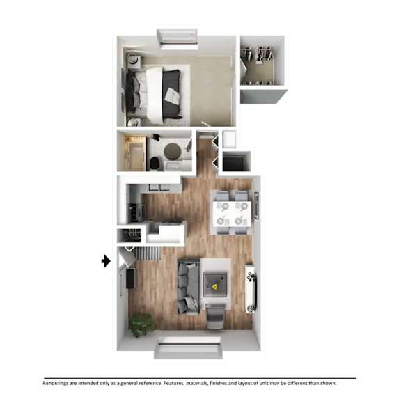 A series of images showing different layouts of a room.