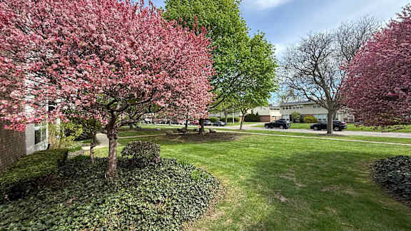 Lush Green Outdoor Spaces at Eton Square Apartments and Townhomes, Birmingham, MI, Michigan