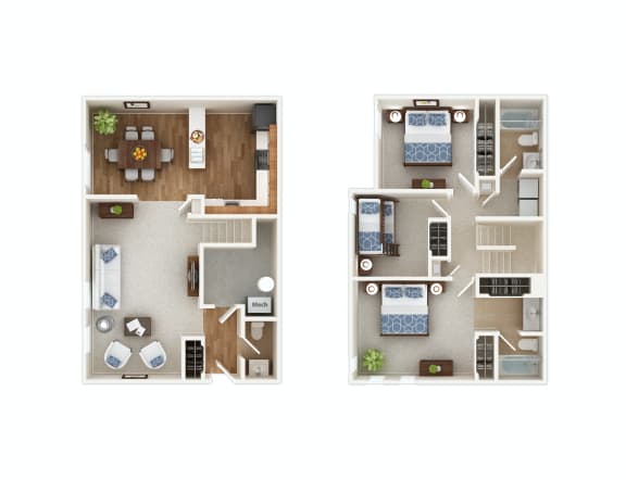 3 Bed 2 Bath