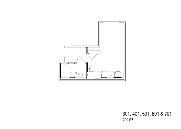 01 Floor Plan at Junction Central, Seattle, 98116