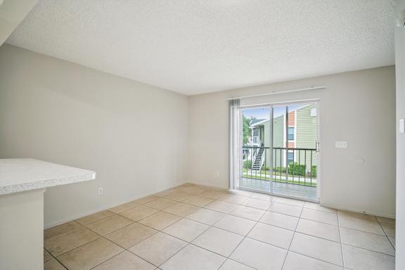 Spacious Living Area with Tile