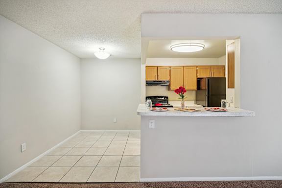 Separate Dining Area with Overhead lighting