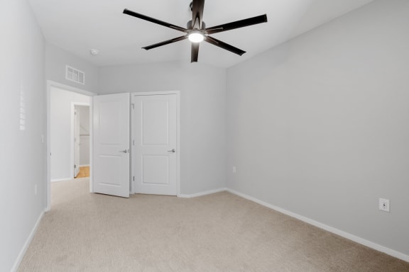 Bedroom with Plush Carpeting