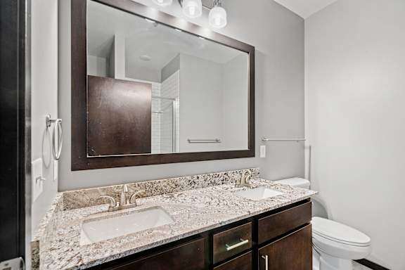 Bathroom with Dual Vanity