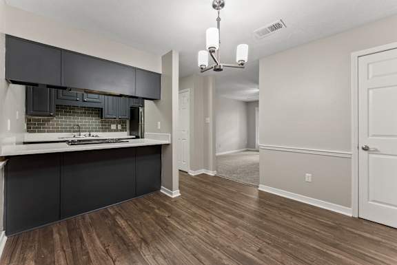 Separate Dining Area with Overhead lighting