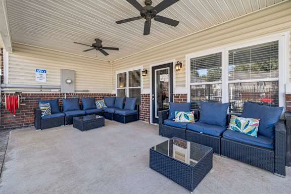Outdoor Lounge with Furniture