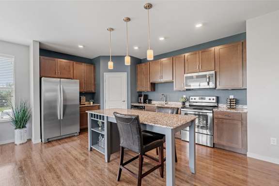 Fully Equipped Kitchen with Stainless Steel Appliances