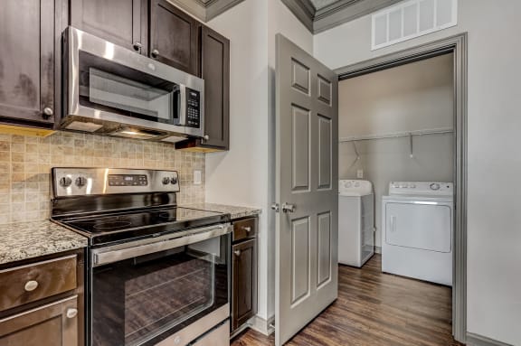 Kitchne Featuring Stainless Steel Appliances