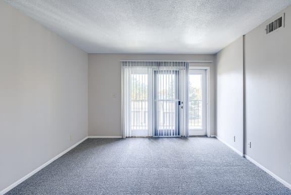 Spacious Living Area with Carpet