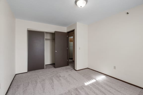 Bedroom with Plush Carpeting