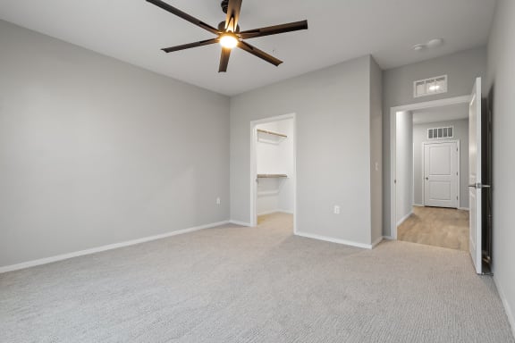 Bedroom with Plush Carpeting