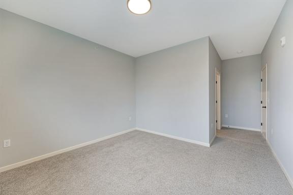 Bedroom with Overhead Lighting