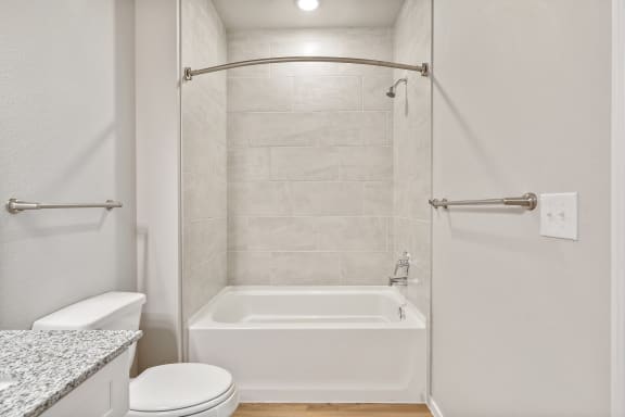 Bathtub with Tile Backsplash