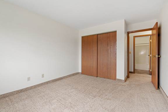 Bedroom with Plush Carpeting