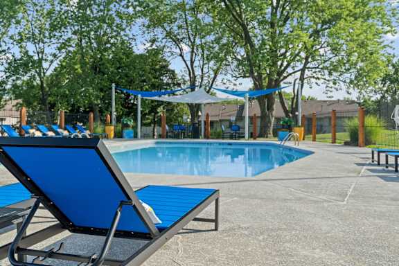Pool with Patio Furniture
