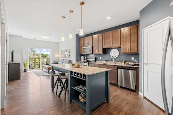 Fully Equipped Kitchen with Stainless Steel Appliances