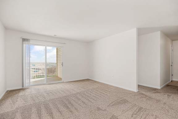 Spacious Living Area with Balcony