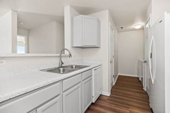 Kitchen with Wood-Style Flooring