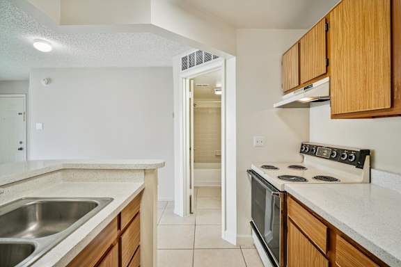 Kitchen with Wood Cabinets