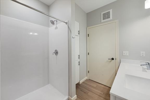 Large Walk-In Shower