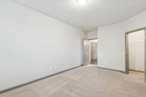 Bedroom with Plush Carpeting