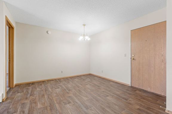 Dining Area with Vinyl Plank Flooring